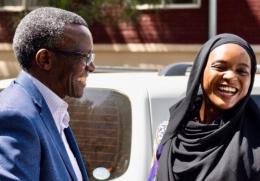 File image of David Maraga with Shakira Wafula.
